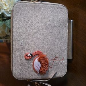 Kate Spade NY Pool Flamingo Camera/Crossbody Bag EUC